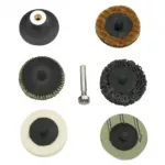 &Scaron;veitimo diskelių Roloc rinkinys (7vnt) 2" 50mm su koteliu 1/4"