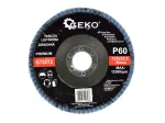 Lapelinės struktūros cirkonio korundo &scaron;lifavimo diskas, 125 mm, P60 GEKO G78512