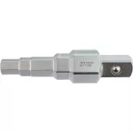 Raktas pakopinis terk&scaron;lei su kiauryme 1/2" (3/8", 29/68", 1/2", 21/32", 27/32")