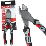 Ilgos plonos &scaron;oninio kirpimo replės, 180 mm, Cr-V