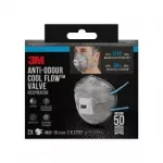 Respiratorius su i&scaron;kvėpimo vožtuvu 9922 retail pack FFP2, 3M