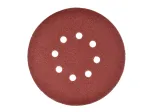 &Scaron;lifavimo popieriaus diskas su skylutėmis ir lipukais, 150 mm, P40