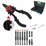 Kniediklis užtraukiamoms ir veržlinėms kniedėms, komplektas1, KS Tools