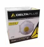 Respiratorius su i&scaron;kvėpimo vožtuvu FFP2, 10 vnt., Delta Plus