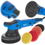 Ekscentrinė poliravimo ma&scaron;inėlė Dual Action 150 mm, 720 W su 4 kempinėmis GEKO G80293