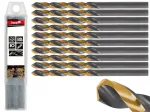 HSS 4341 grąžtas metalui, TiN, 6,10 mm TVARDY T02061