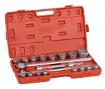 Profesionalus 3/4&Prime; dvylikakampių galvučių rinkinys, 21 dalis Kraft&Dele KD305