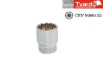 Dvylikakampė galvutė 1/2&Prime;, 11 mm TVARDY T00143-11