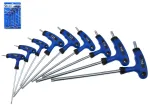 T formos TORX atsuktuvų rinkinys CrV, T10&ndash;T50, 9 vnt. GEKO G30587