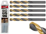 HSS 4341 grąžtas metalui, TiN, 10,00 mm TVARDY T02100