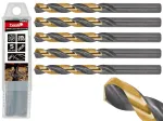 HSS 4341 grąžtas metalui, TiN, 10,20 mm TVARDY T02102