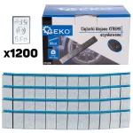 Lipnūs ratų balansavimo svareliai XTREME, cinkuoti, 100 &times; 12 &times; 5 g, 6 kg GEKO G74300