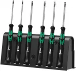 Atsuktuvų komplektas 2067/6 Torx Bo, Wera
