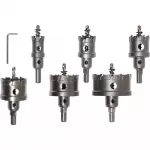 Gręžimo karūnų rinkinys metalui 22-65mm (TCT)