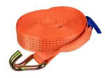Krovinio tvirtinimo diržas su J kabliu ir kilpa, 8 m / 5 t / 50 mm