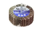 Žiedlapinis &scaron;lifavimo antgalis, 80 &times; 30 mm, P60, 6 mm kotas GEKO G78761
