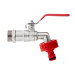 IBC čiaupo rinkinys, 3/4&Prime;, 1&Prime; i&scaron;orinis sriegis ir žarnos jungtis GEKO G70186