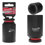 Ilga smūginė galvutė 3/4&Prime;, 6 briaunų, 35 mm, CrMo TVARDY T00213-35