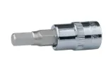 1/4" CHROME Bit socket hexagon 3mm, KS Tools