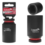 Ilga smūginė galvutė 3/4&Prime;, 6 briaunų, 36 mm, CrMo TVARDY T00213-36