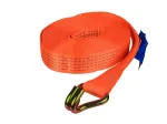 Krovinio tvirtinimo diržas su J kabliu ir kilpa, 10 m / 5 t / 50 mm