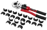 Hidraulinės PEX vamzdžių presavimo replės 12 t, 16&ndash;32 mm Kraft&Dele KD5678