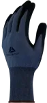 Knitted glove, Cut resistance D, nitrile-coated palm, grey 9, Delta Plus