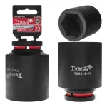 Ilga smūginė galvutė 3/4&Prime;, 6 briaunų, 55 mm, CrMo TVARDY T00213-55