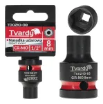 Smūginė galvutė 1/2&Prime;, 6 briaunų, 8 mm, CrMo TVARDY T00210-08