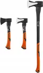 Kirvių su stiklo pluo&scaron;to rankenomis rinkinys 600 g / 1000 g / 2200 g KD235