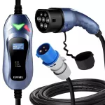 EV Įkroviklis ne&scaron;iojamas 3.6kW 16A EVFUEL Type 2