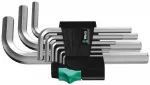 L-raktų &scaron;e&scaron;iakampių komplektas 950/9SM, Wera