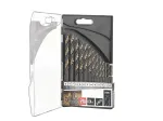 HSS 4341 grąžtų metalui rinkinys TiN, 2&ndash;8 mm, 13 vnt. TVARDY T02000