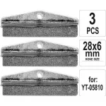 &Scaron;veitimo antgaliai (3vnt) honingavimo įrankiui 19-63mm YT-05810