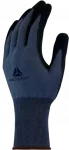 Knitted glove, Cut resistance D, nitrile-coated palm, grey 1 10, Delta Plus