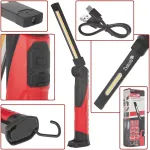 Sulankstoma dirbtuvių lempa su magnetu, LED COB 5 + 3 W, 2600 mAh, 650 lm, IP44