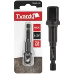 Smūginis galvučių adapteris HEX į 1/2&Prime;, 75 mm TVARDY T00191-1/2