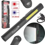 Dirbtuvių lempa su magnetu, UV &scaron;viesa ir lazeriu, LED COB 5 + 3 W, 800 mAh, IP44