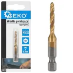 HSS grąžtas-sriegiklis su HEX kotu, M4 &times; 0,7 mm GEKO G38131