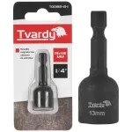 Magnetinė smūginė galvutė su kotu, 13 &times; 48 mm, 1/4&Prime; HEX TVARDY T00192-13-1
