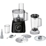 &bdquo;Bosch MCM3201B&ldquo; virtuvės kombainas, 800 W, 2,3 l, juodas, permatomas