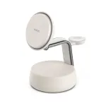 3-in-1 Wireless magnetic charger Qi2 25W sand
