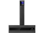 UPS On-Line 6kVA RTG PF1, 2x IEC Out + Terminal, USB/RS-232, LCD, Rack 19 inches + batteries