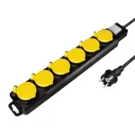 LogiLink LPS256 power strip 6 ON/OFF sockets 1.5 m, outdoor, IP44