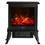 Electric fireplace ADLER AD 7754 2 heat settings: 1000W / 1800W | 3D flame effect | Thermostat Black