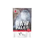 RAW PALEO suaugusių kačių jautienos ėdalas - &scaron;lapias kačių ėdalas - 100 g