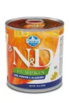 FARMINA N&D &Scaron;UNŲ ĖRIENOS, MOLIŪGO IR MĖLYNIŲ AUGALAI SUAUGUSIEMS 285 g