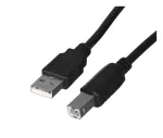 Lanberg CA-USBA-10CC-0018-BK USB kabelis USB 2.0 1,8 m USB B juodas