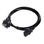 Savio CL-138 maitinimo laidas, juodas, 1,2 m