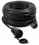VERTEX PZO50M i&scaron;traukiamas prailginimo kabelis 50 m 3x2,5 mm juodas